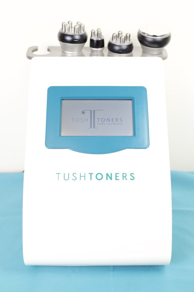 body contouring at home TushToners ultrasonic cavitation radiofrequency